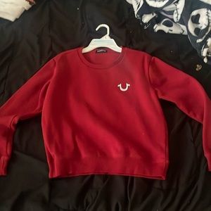 Red True Religion Hoodie size small